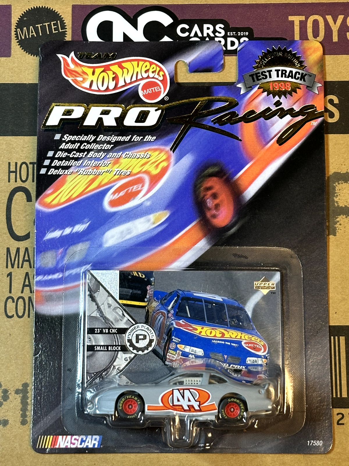 1998 Hot Wheels Pro Racing Nascar Kyle Petty #44 Gray 1:64 Scale NIP