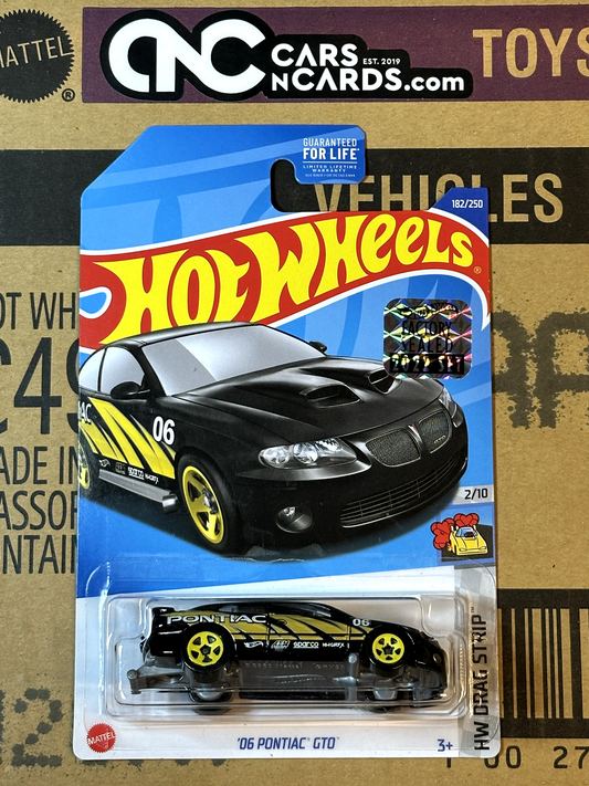 2022 Hot Wheels RLC Factory Sealed HW Drag Strip #2/10 '06 Pontiac GTO Black