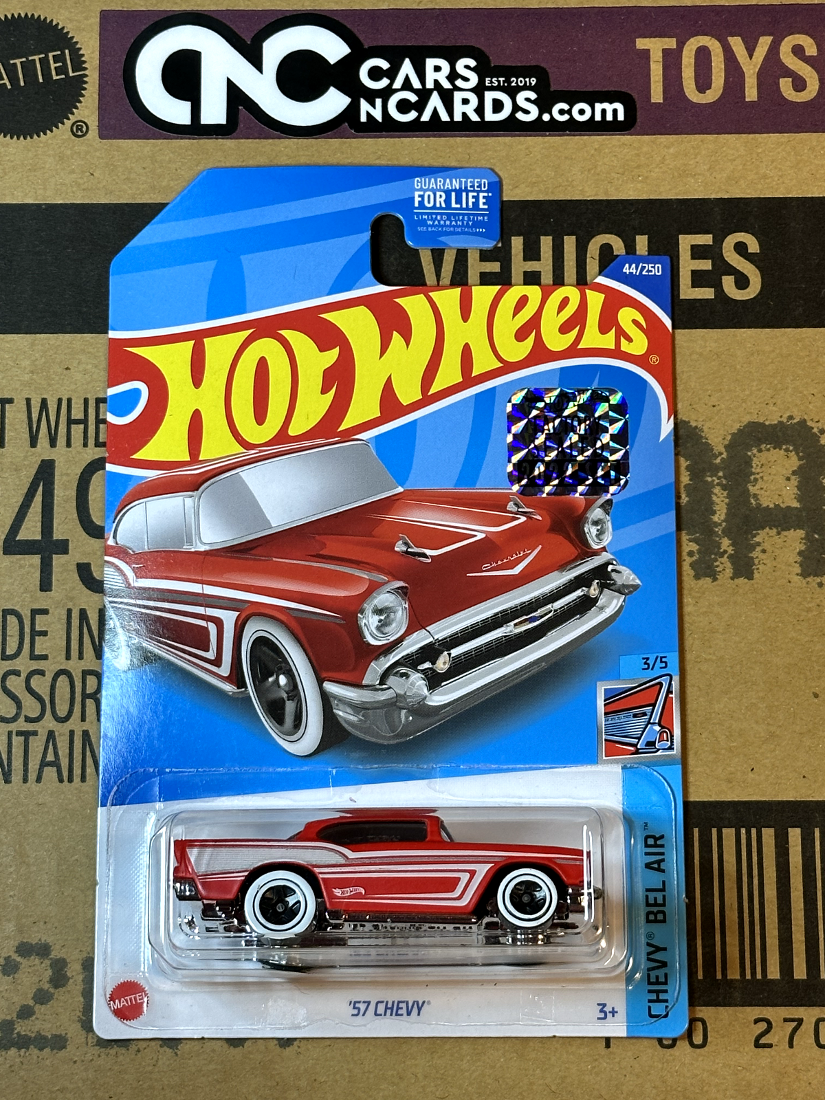 2022 Hot Wheels RLC Factory Sealed Chevy Bel Air #3/5 '57 Chevy Red