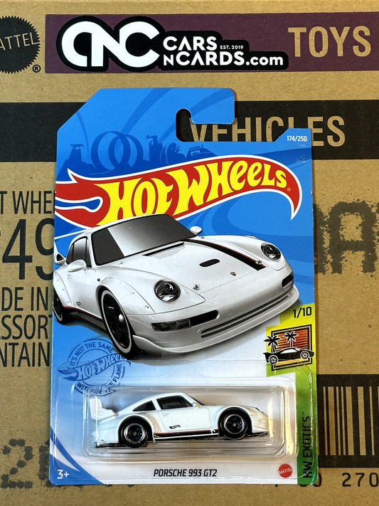 2021 Hot Wheels HW Exotics 1/10 Porsche 993 GT2 White NIP