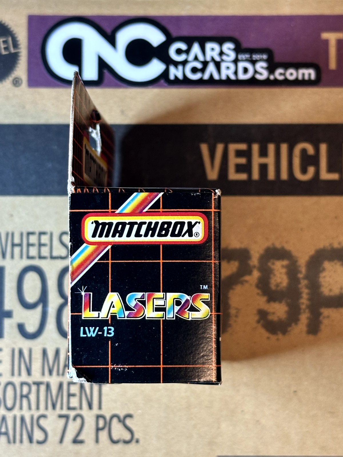 1984 Matchbox LW13 Matchbox Superfast Lasers GT Corvette Red NIP