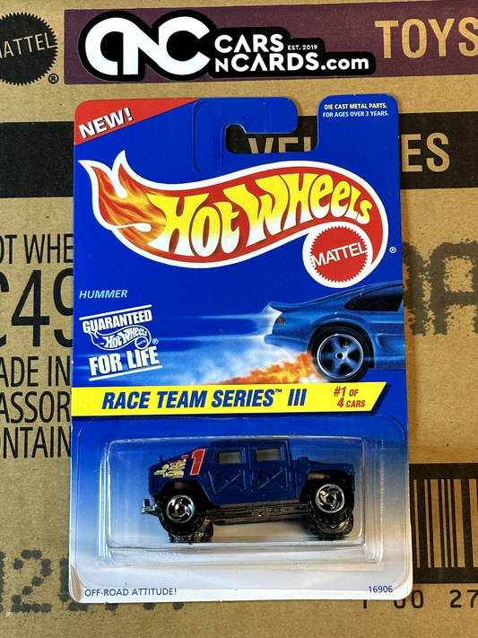 1996 Hot Wheels Race Team Series III #1/4 Hummer NIP