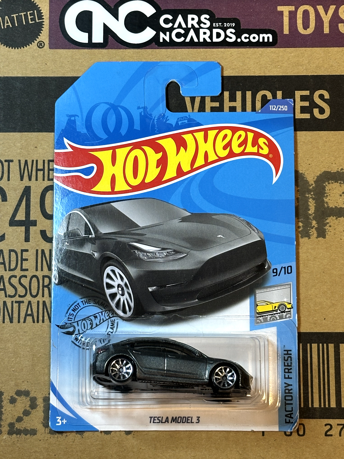 2020 Hot Wheels HW Factory Fresh #1/5 Tesla Model 3 Grey