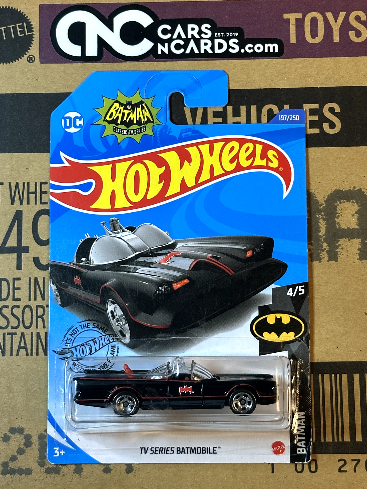 2020 Hot Wheels Batman 4/5 TV Series Batmobile NIP