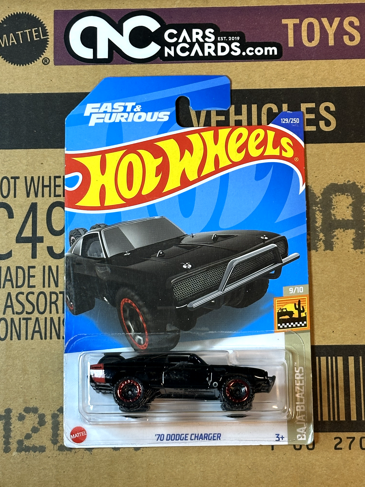 2022 Hot Wheels Baja Blazers 9/10 '70 Dodge Charger Fast & Furious NIP
