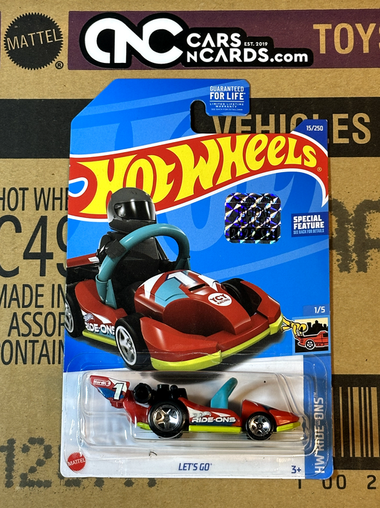 2022 Hot Wheels RLC Factory Sealed HW Ride Ons #1/5 Lets Go Red