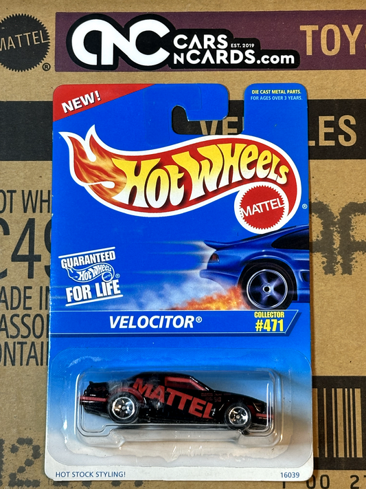 1996 Hot Wheels Blue Card Velocitor Mattel Collector #471