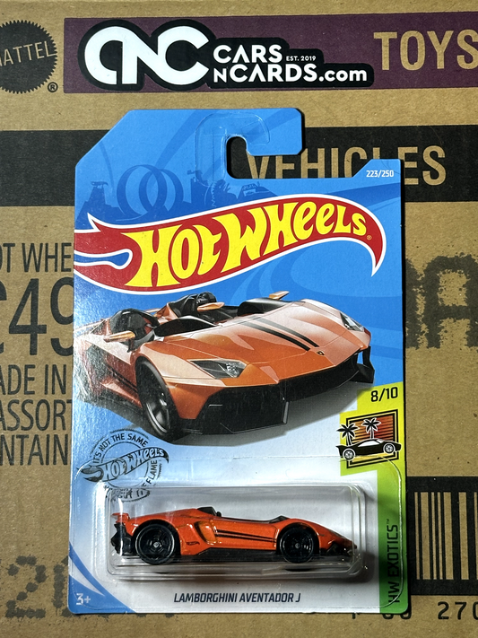 2019 Hot Wheels HW Exotics 8/10 Lamborghini Aventador J Orange NIP