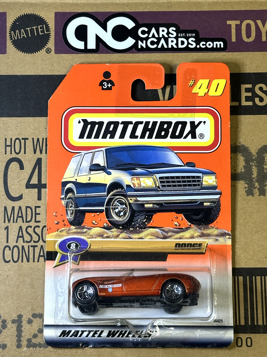 1998 Matchbox Mattel Wheels Dodge Copperhead Concept #40