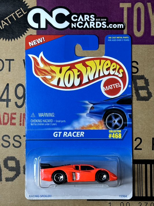 1996 Hot Wheels GT Racer Collector #468 Orange NIP