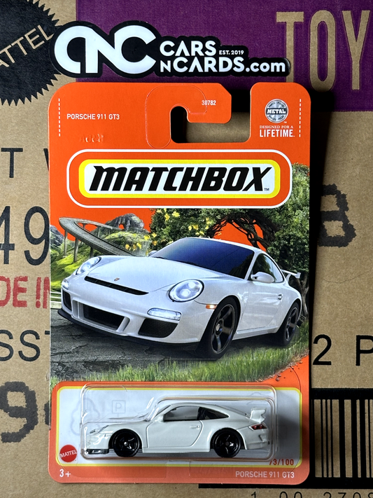 2024 Matchbox Porsche 911 GT3 White 73/100 (Cracked Blister)