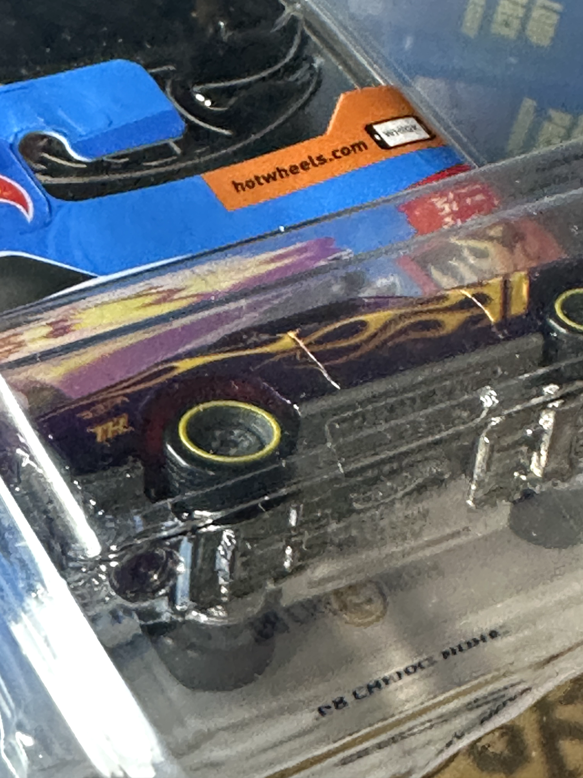 2018 Hot Wheels Super Treasure Hunt '68 Chevy Nova Short Card RARE w/Protector