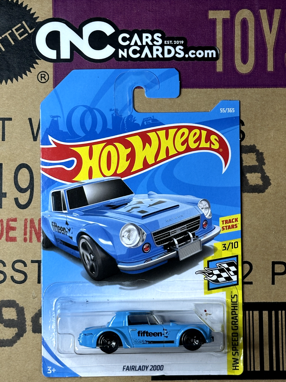 2018 Hot Wheels HW Speed Graphics 3/10 Fairlady 2000 Fifteen52 Blue